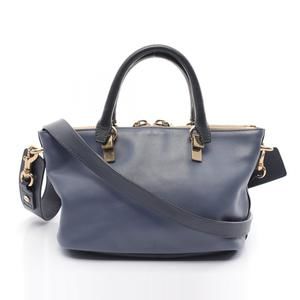 Chloe Bailey Mini Handbag Bag Leather Blue Navy Blue
